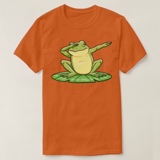 Lusgroda på dabben t shirt (Design framsida)