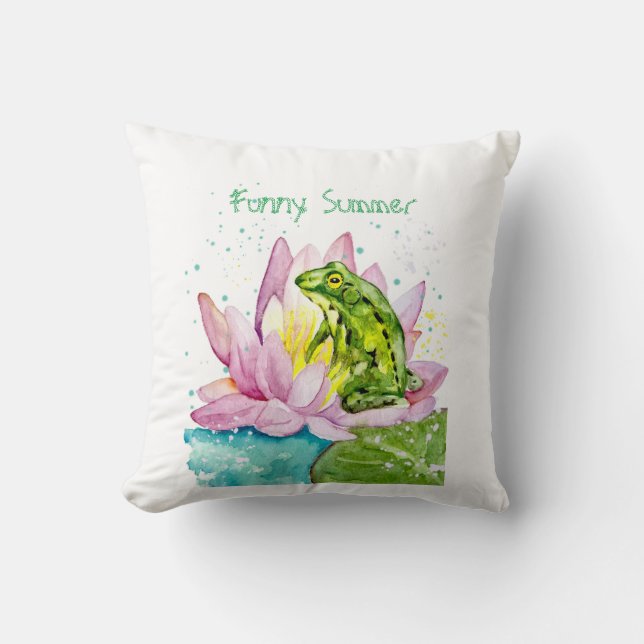 Lusgroda på lotus kudde (Framsida)