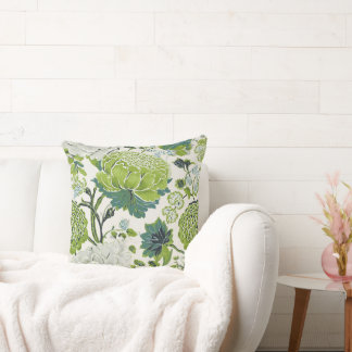 Lush-Blommönstrets dekorfärg Kudde