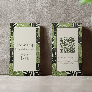 Lush Botanicals OSA Grönt Jungle Löv QR-kod Tilläggskort