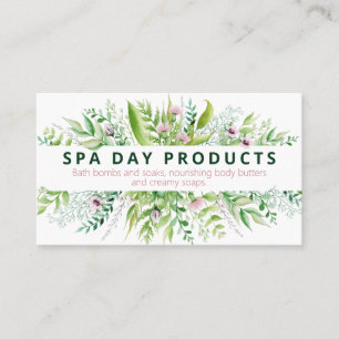 Lush Bouquet DIY Handmade spastrat Bath Skincare Visitkort