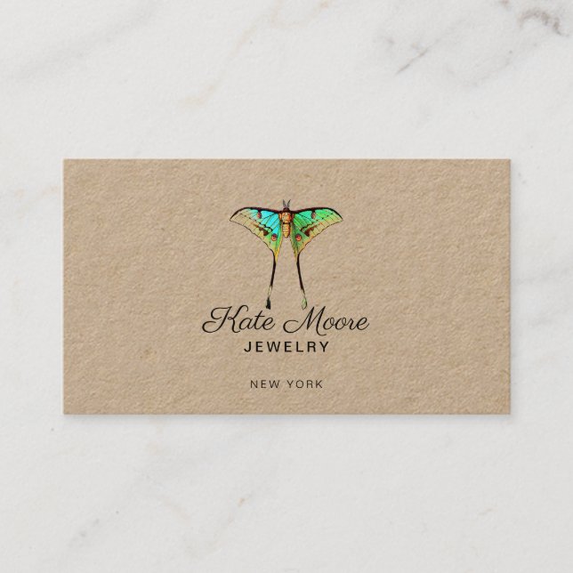 Lush Butterfly Logotyp Kraft Jewelry Designer (Framsida)