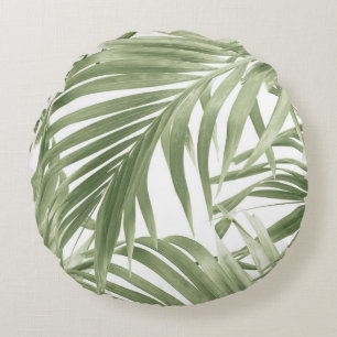 Lush Caribbean Handflatan Collage #2 #tropical #wa Rund Kudde