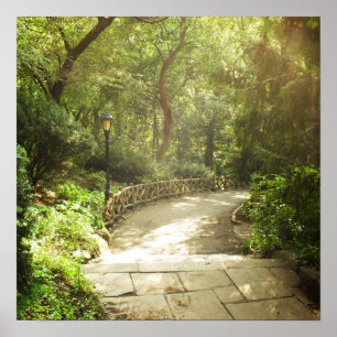 Lush Central Park Ligcape, NYC, Medium Poster