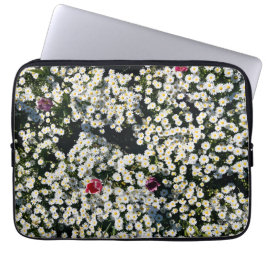 Lush Daisy Bloom MacBook Sleeve