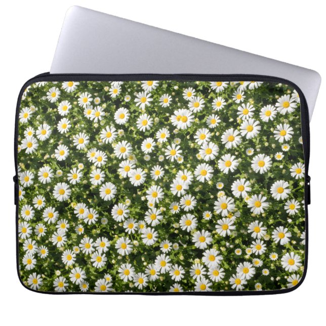 Lush Daisy Bloom MacBook Sleeve (Framsidan)