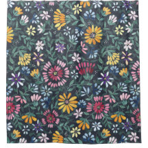 Lush Flowers and Vines - Forest Golv