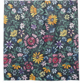 Lush Flowers and Vines - Forest Golv