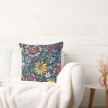 Lush Flowers and Vines - Forest Golv