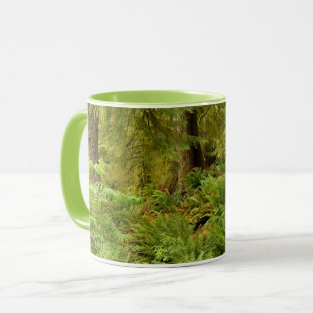 Lush Forest & Ferns | Ecola State Park, Oregon Mugg (Framsida vänster)