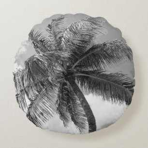 Lush Glam Handflatan Träd 2 Rund Kudde