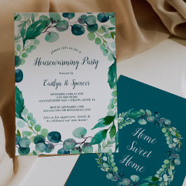 Lush Greenery och Eucalyptus Houseuppvärmning Part Inbjudningar