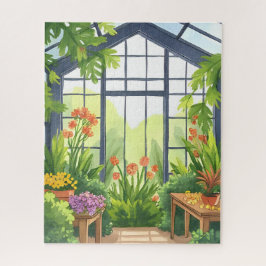 Lush Greenhouse | Floral Botanical Garden Pussel