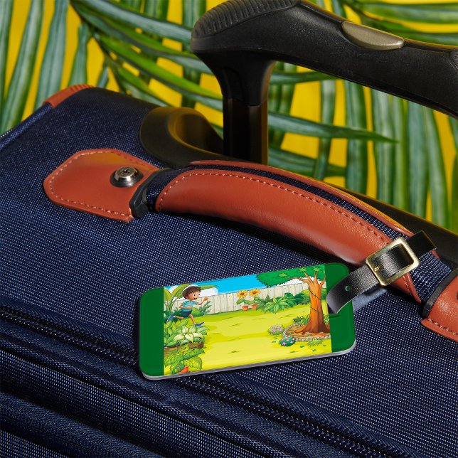 Lush Grönt Backyard Bagagebricka (Skapare uppladdad)