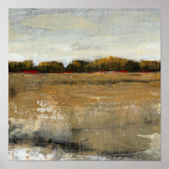 Lush Grönt landskap Poster (Framsidan)