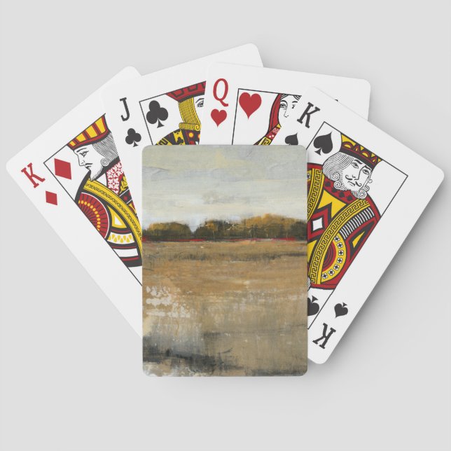 Lush Grönt landskap Spel Kort (Baksidan)