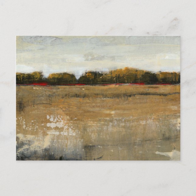 Lush Grönt landskap Vykort (Framsida)