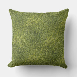 Lush Grönt Moss Kudde