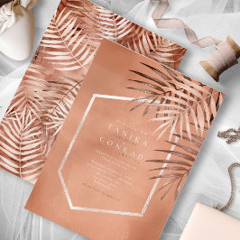 Lush Handflatan Löv Bröllop Terra Cotta ID956