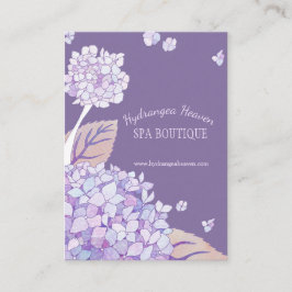 Lush Hydrangeas Spa-avtalskort Tidsbeställning Kort