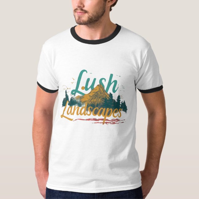 Lush Landscapes T Shirt (Framsida)