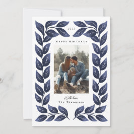 Lush Leafy Gräns Helgdag Card Julkort