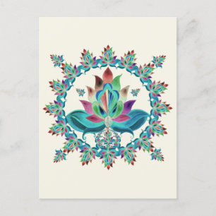 Lush Lotus Vykort