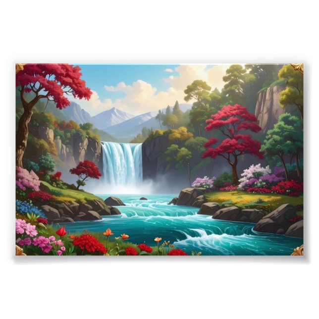 Lush" "Nature Fantasy Art Print Fototryck (Framsidan)