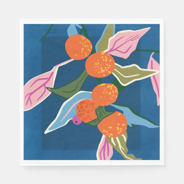 Lush Orange Botanicals Pappersservett (Framsidan)