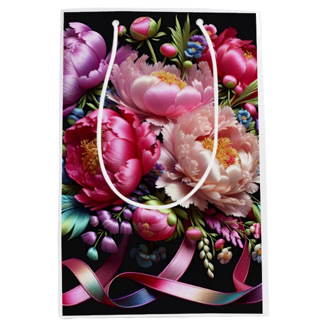 Lush peonies with a rosa ribbon, av Natasha Us (Framsidan)