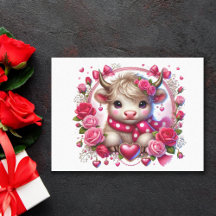 Lush Ro Highland Cow-Valentineser