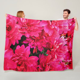 Lush Rosa Chrysanthemums Morsa Flowers Fleecefilt