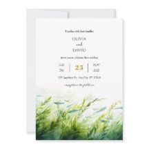 Lush Seagrass undervattensfärgade Beach Wedding