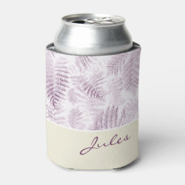 Lush Serene Rosa Ferns på Gult