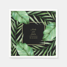 Lush Tropical Grey Botanical Bröllop