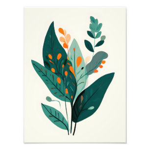 Lush Tropical Paradise Art Print Fototryck