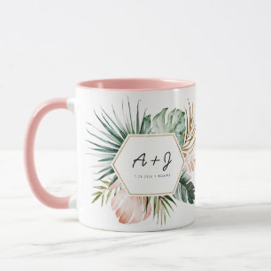 Lush Tropikerna Bröllop Coffee Mugg