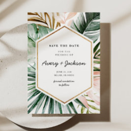 Lush-Tropikernor Spara datum Inbjudningar