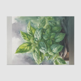 Lush Vår Basil Decoupage Papper