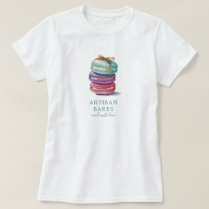 Lush Watercolor Cookies Dessert Baker Pastry Chef T Shirt