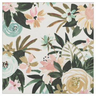 LUSHIE Romantic Lush Blommigt Tyg