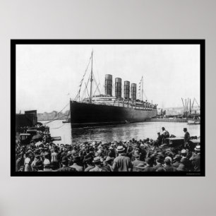 Lusitaniaåskådare 1907 poster