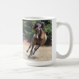 Lusitano-häst i frihet-mugg kaffemugg