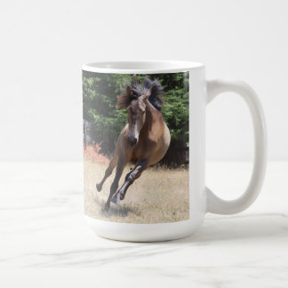Lusitano häst på frihet kaffemugg