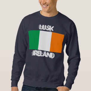 Lusk, Irland med irländsk flagga Långärmad Tröja