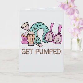 Lusna Grattisar Hämta pumpad cute Baby Shower Kort
