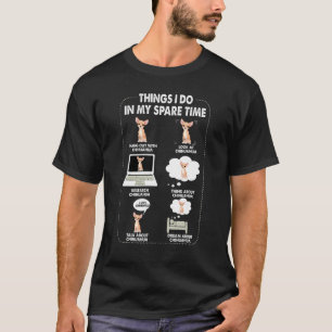 Lusny Costume Sak I gör i min svärdtid Chihuahu T Shirt
