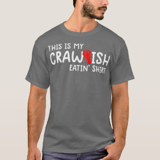 Lusny CrawfishCajun Älskare Gift Whos din Crawpapp T Shirt
