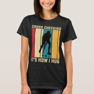 Lusny Hockey Kor-kontroll är hur jag Hug Frisbee T Shirt