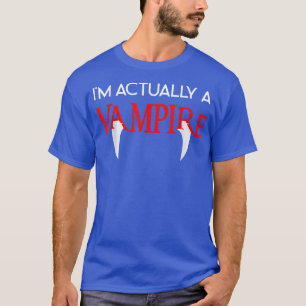 Lusny Im är faktiskt en Vampire Halloween Meme Gif T Shirt